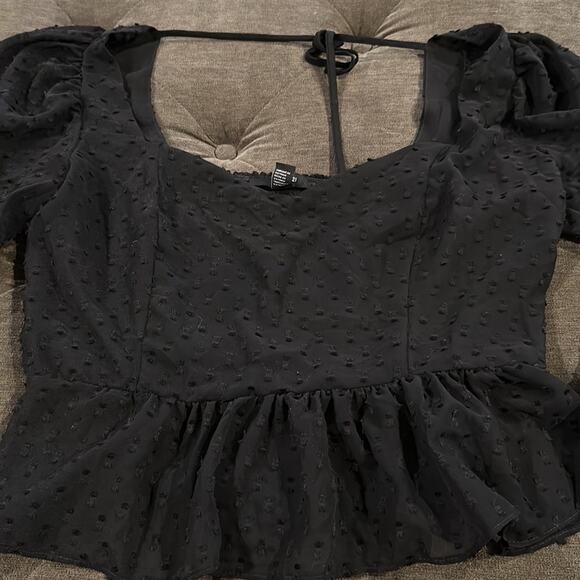 Forever 21 flowy blouse size large - Picture 2 of 4